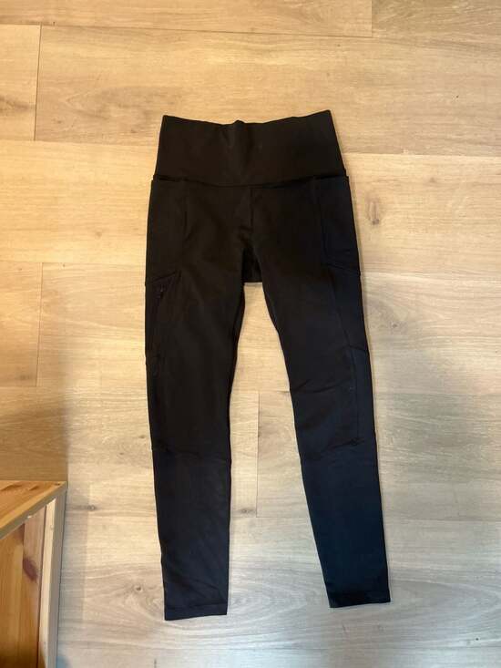 CALIA Pants - CALIA Women's Black High Waisted Hybrid Leggings with Zipper Pocket